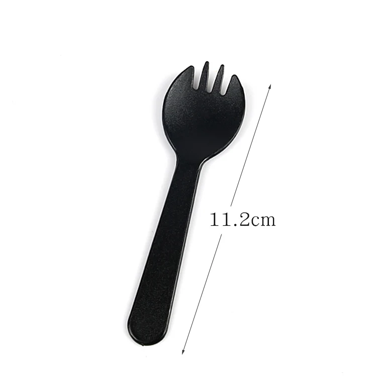 

Cake knife and fork plastic thickened fork spoon knife frosted individual packaging West point ice cream fruit fork spoon