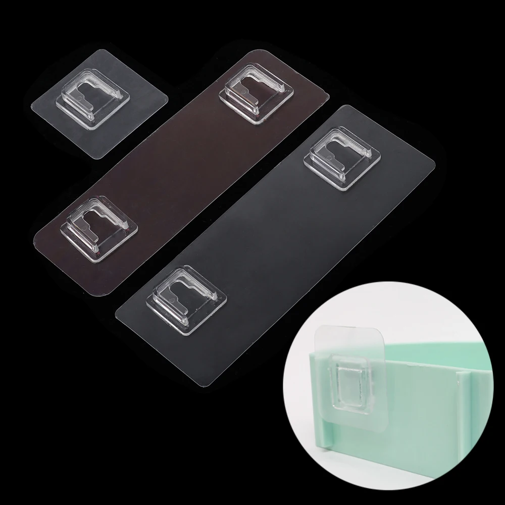 2/5 шт. прозрачный Не оставляющий следов надежный дизайн сильный клей крючок