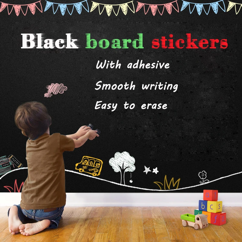2 шт. самоклеящиеся наклейки на стену для офиса школы с адгезивом сухая стираемая