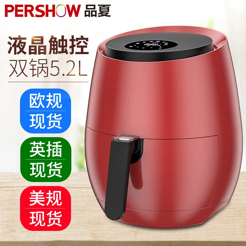 

5.2L Smart Touch Screen Air Fryer Home Smoke Electric Fryer and Fries Maker