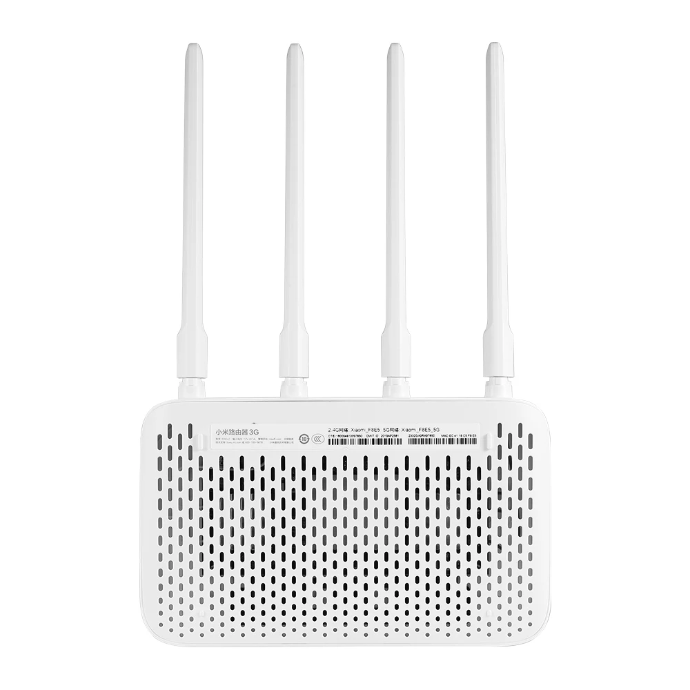 Беспроводной маршрутизатор Xiaomi MI WiFi 3G V2 Wi Fi ретранслятор 1167 Мбит/с 4 антенны флеш