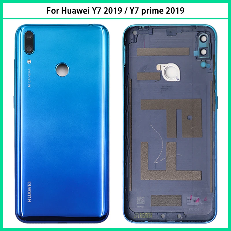 Новинка 6 26 &quotдля Huawei Y 7 Y7 prime 2019 Пластиковая Задняя крышка для батареи Корпус