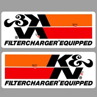 The K&N FilterCharger is equipped with an original 1980's Racing decal rally sticker automotive supply