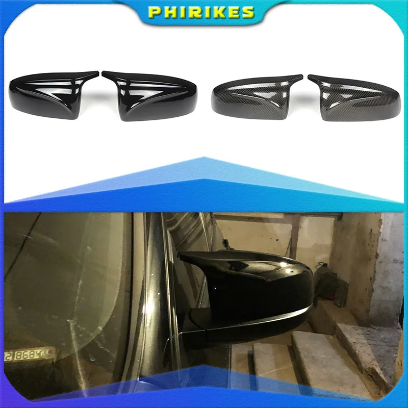 

Для BMW x5 E70 x6 E71 2008 2009 2010 2011 2012 2013 крышка автомобильного бокового зеркала заднего вида черные крышки высокого качества