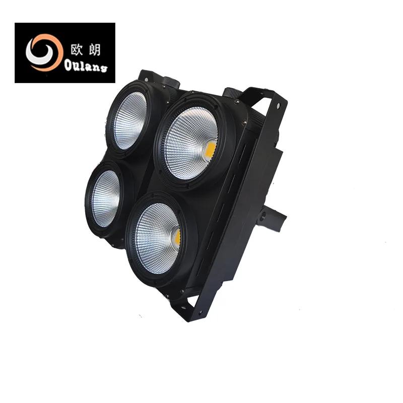 

The new stage light 400W LED COB four-eye audience light warm white surface light