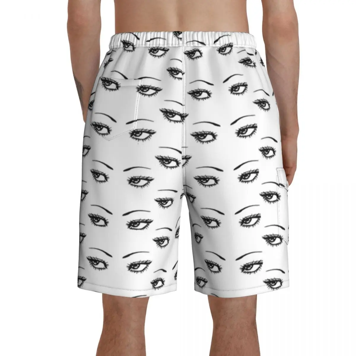 

Tomie Board Shorts Pattern Beach Swimming Trunks Polyester Men Swim Trunks