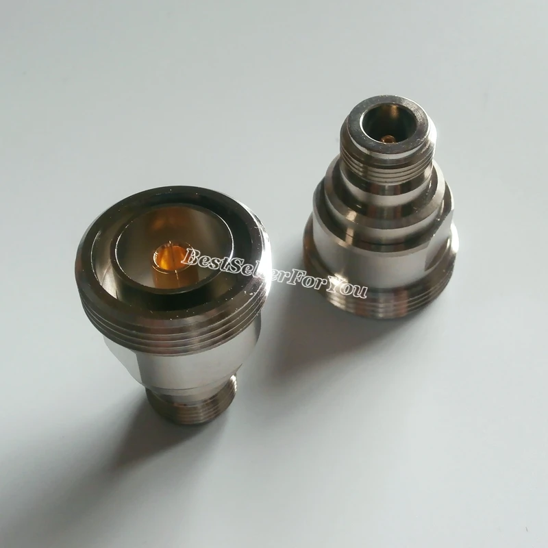 1Pcs L29 7/16 DIN Female To N Jack Straight RF Coaxial Adapter Connector |