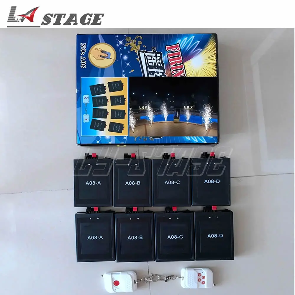 

8-канальный беспроводной пульт дистанционного управления праздничный воздушный шар, воспламенитель, мини-фейерверк, система холодного огня, устройство для свадьбы