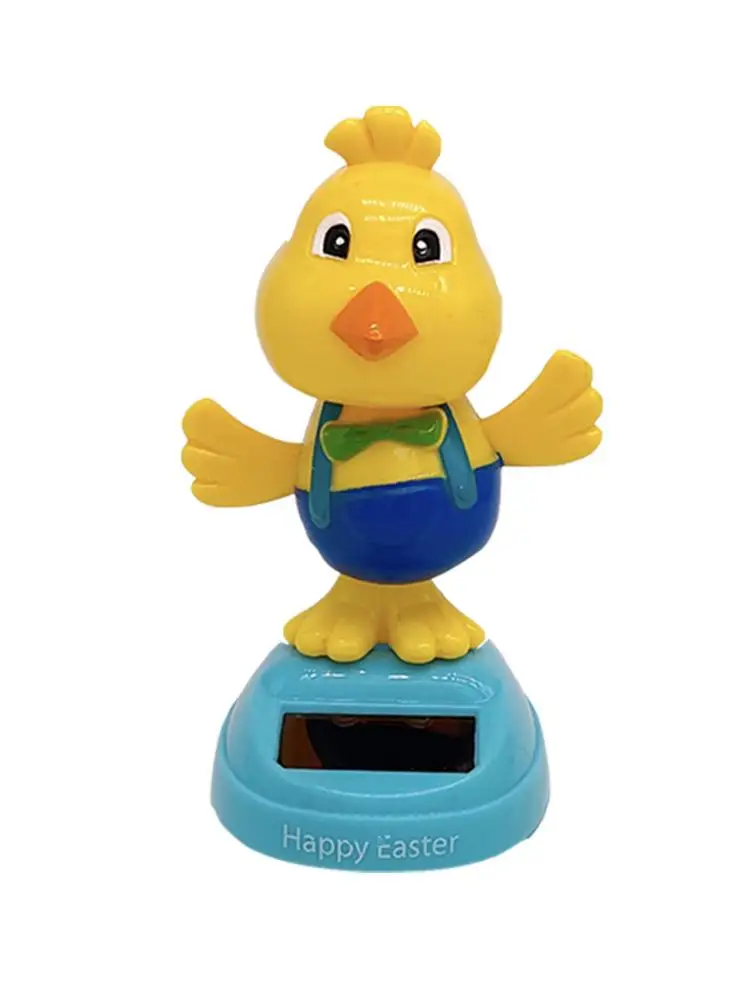 Кукла на солнечной батарее с виброголовкой раскачивающаяся курица