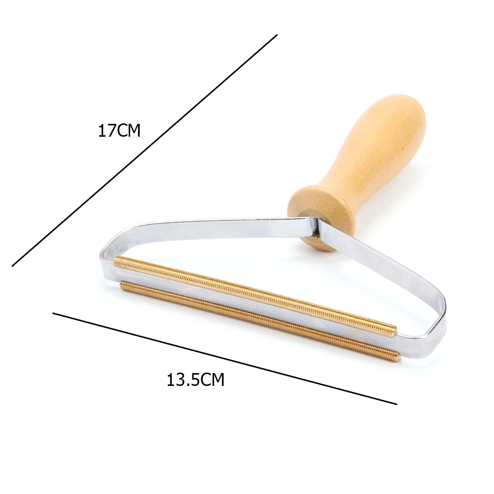 

Wooden Sweater Shaver Manual Garment Care Anti Pilling Easy to Use Lint Remover Fabric Comb Cleaning Fuzzy Practical Tool