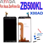 Оригинальный ЖК-дисплей 5,0 дюйма для Asus Zenfone Go ZB500KL X00AD, ЖК-дисплей, сенсорный экран, дигитайзер с рамкой, запасные части, Прямая поставка