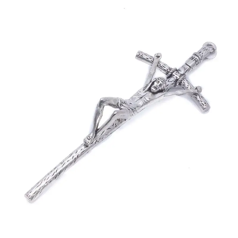 2 церковные реликвии Иисус на стенде крест стены распятие антикварная домашняя