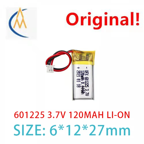 

Ufx601225 (120mAh) polymer lithium battery communication equipment laser pen recorder electric toy with protective board durable