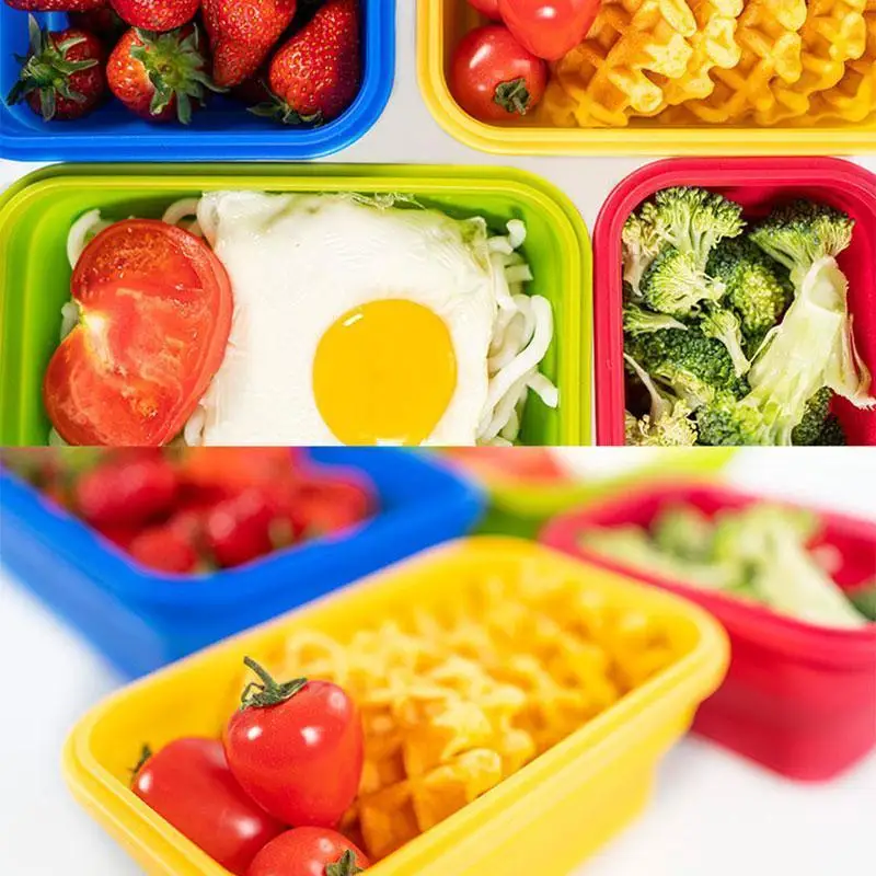 2021 800ml New Microwave Lunch Box Portable 1 Layer Food Container Healthy Bento Boxes Lunchbox With Cutlery | Дом и сад