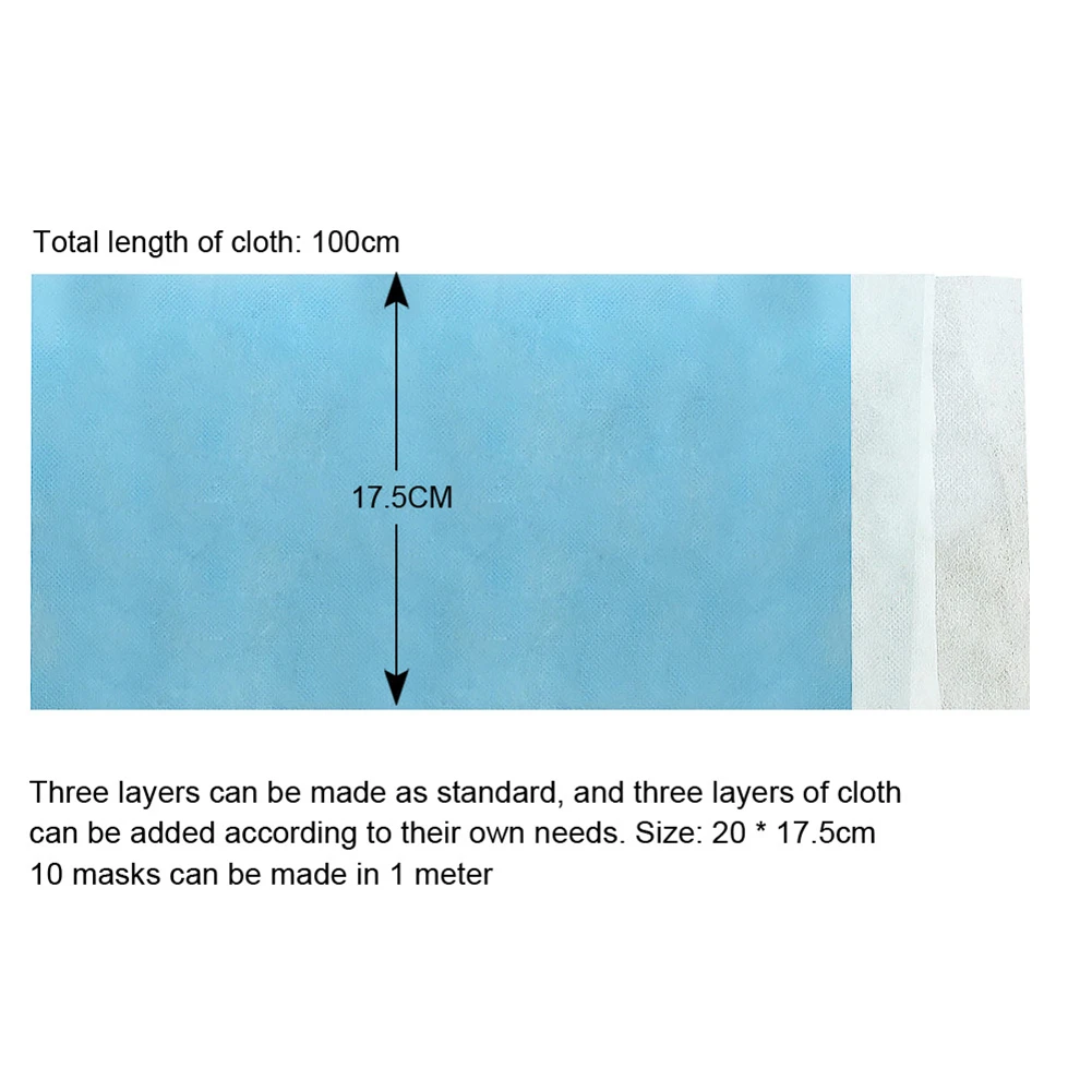 Набор одноразовых масок Pm2.5 для самостоятельного изготовления эластичная