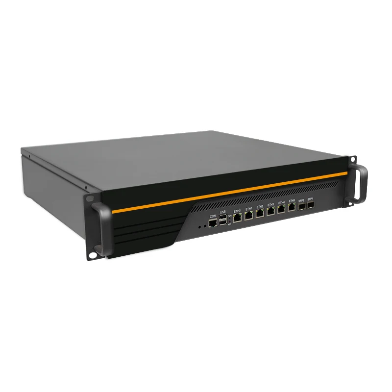 Intel Z87 Core I3 I5 I7 Xeon E3 6 LAN 2 SFP+ 10G 2U Firewall pfsense Mini PC minicomputer Rack type customized OEM ODM Mikrotik |
