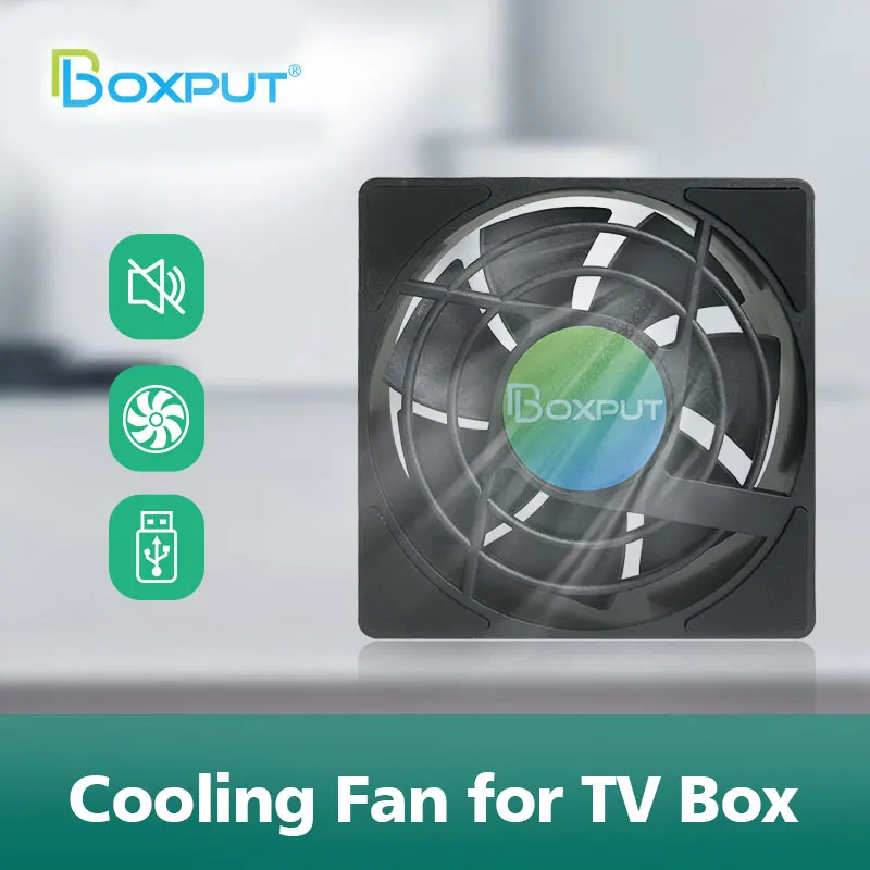 Вентилятор охлаждения C1 для ТВ-приставки Android TV Box беспроводной тихий бесшумный
