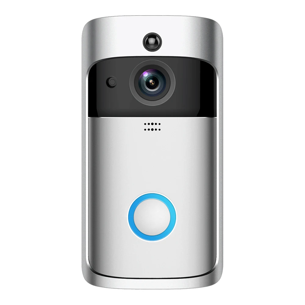 doorbell no chime V5 система видеодомофона дверной Звонок камера ночного видения Водонепроницаемая разблокировка домашняя Квартира видео дверной звонок телефон - Цвет: doorbell no chime