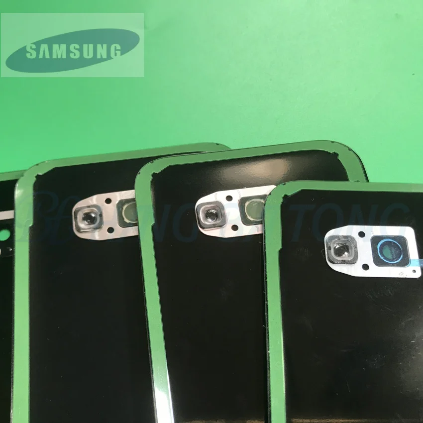 Samsung Galaxy A5 A520F A7 A720F A3 A320F задняя крышка со стеклянным корпусом чехол Замена двери батареи+ рамка для камеры