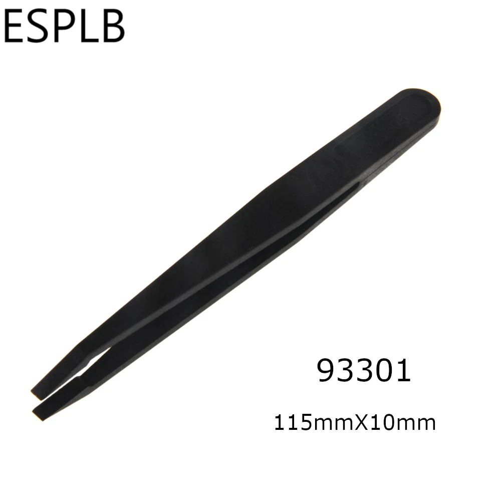 ESPLB 8 шт./компл. антистатические пластиковые пинцеты изогнутые прямые щипцы для