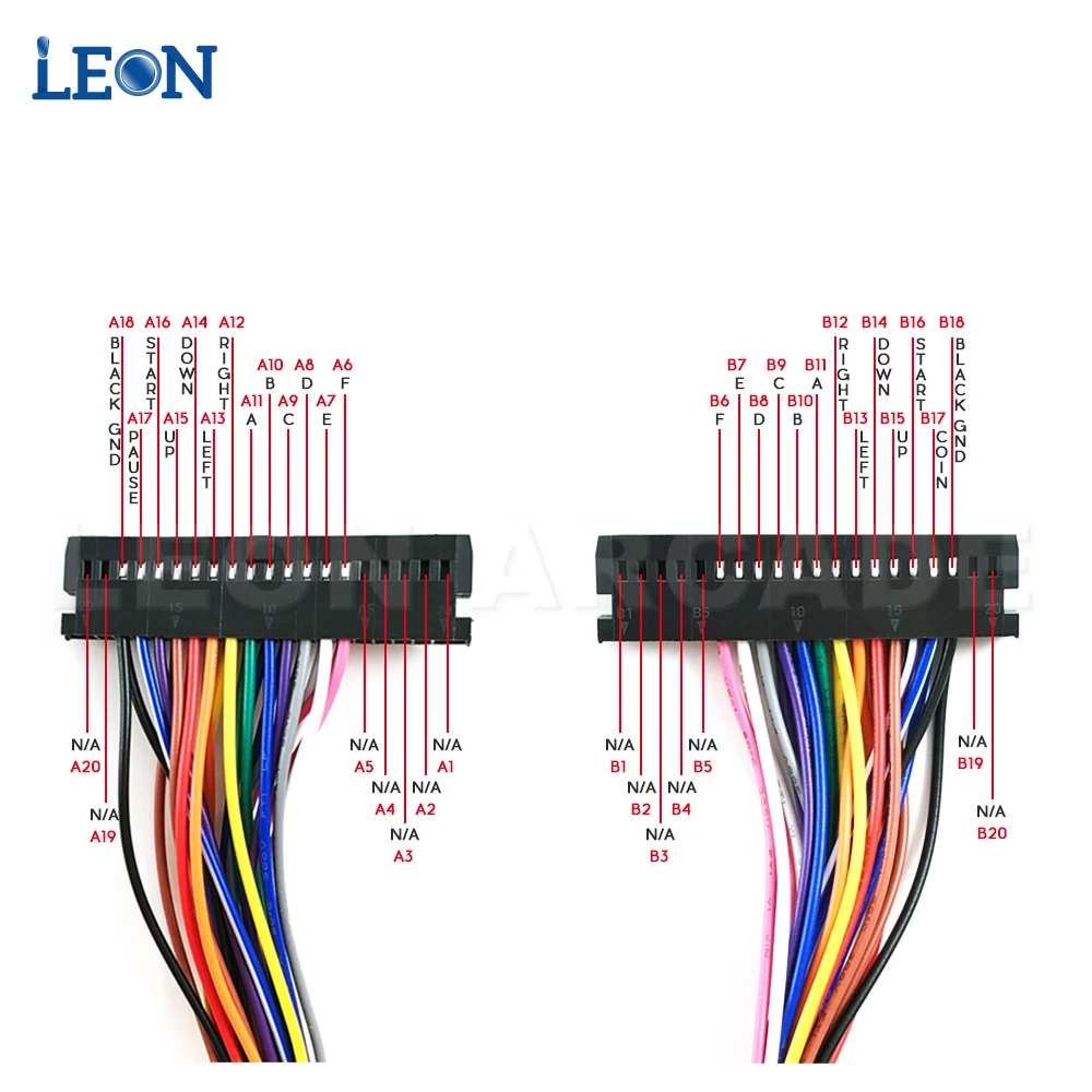 Ящик Пандоры Семья версия 40 штифтов проволочный проводка кабеля для джойстик Sanwa
