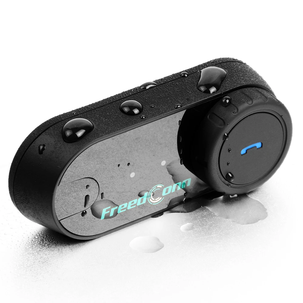 Bluetooth-гарнитура FreedConn TCOM-VB для мотоцикла 800 м беспроводная с FM-радио | Автомобили и