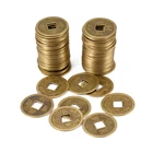 100 шт цинковый сплав удача Фортуна фэн шуй античный китайский древний деньги монета для домашней коллекции