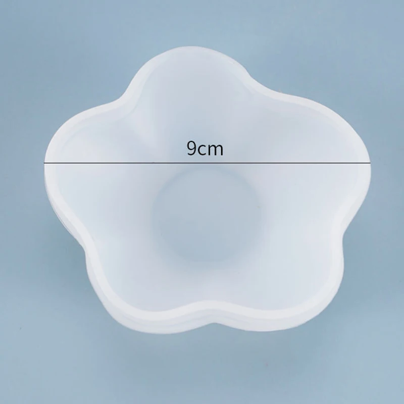 

Crystal Epoxy Resin Mold Petal Plate Disc Casting Silicone Mold DIY Crafts Jewelry Making Tools