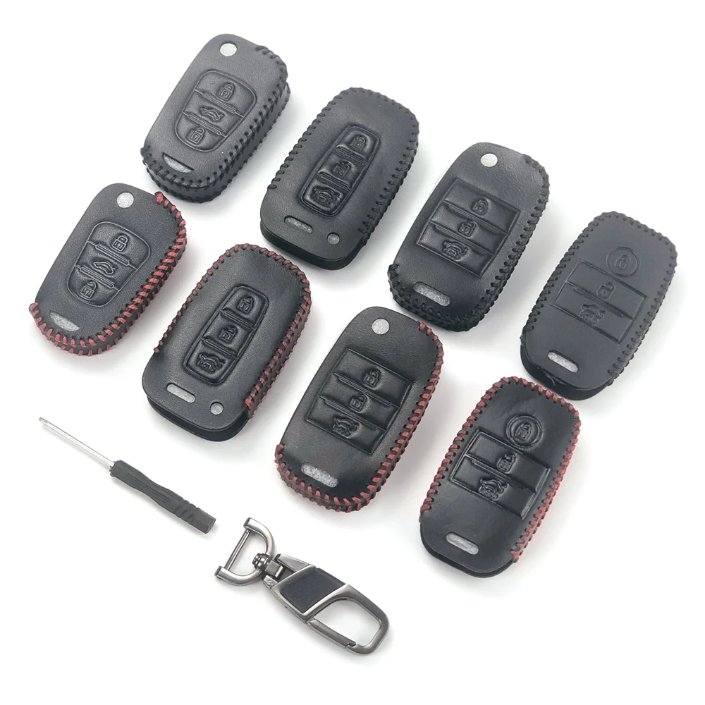 Чехол для ключей Kia Cadenza Carens mohas Sorento Stinger Niro Carnival Ray Venga продолжить Stonic SP Telluride Sportage
