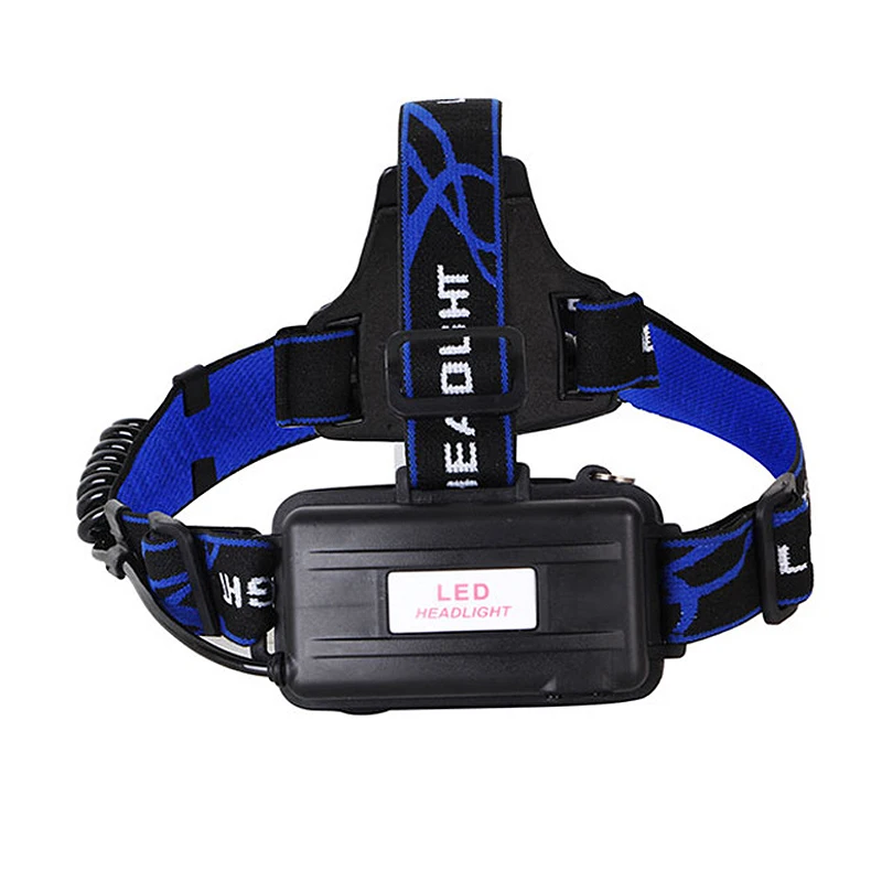 

Outdoor Head-Mounted Flashlight T6 Waterproof LED Strong Long-Rang Adjustable Charging Night Fishing Headlights Drop Shipping