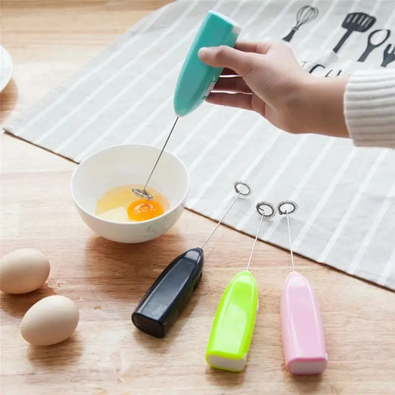 

Portable Handheld Electric Whisk Egg Stirring Stick Household Baking Mini Milk Frother Kitchen Coffee Stirrer Maker Tool