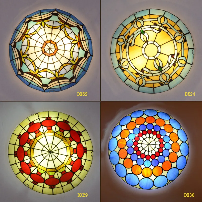 Европейский Стиль Тиффани Средиземноморский ресторан спальня балкон кабинетный