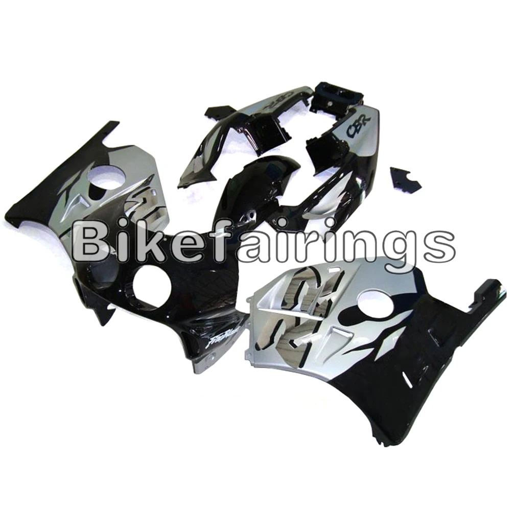 

Complete Fairings For Honda 1990 - 1994 CBR250RR MC22 1990 1991 1992 1993 1994 Motorcycle Silver Black Lowers Bodywork Kit