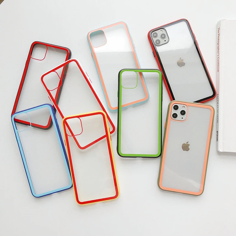 Для Iphone 11pro XS XR MAX чехол радужного цвета прозрачное стекло для 11proMAX 8 7 6 6s Plus модная