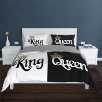 black%ef%bc%86white bedding set lover bedroom with duvet cover pillowcase twin king full size 23pcs super soft home textile