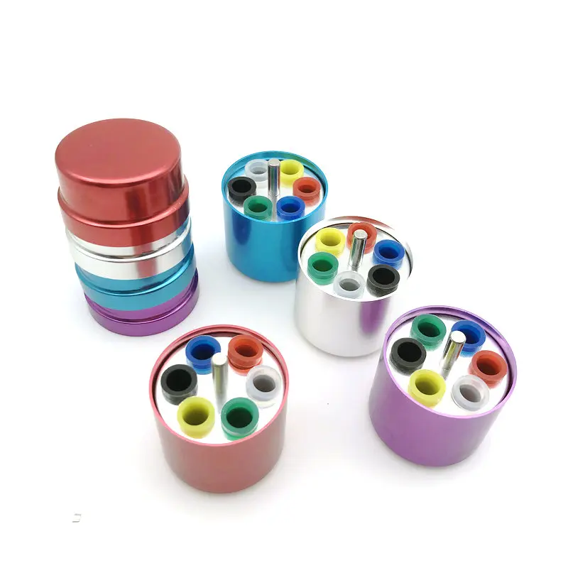 

6 Hole Dental Aluminum Endo Box Gutta Percha Points Holder Case F Sterilization