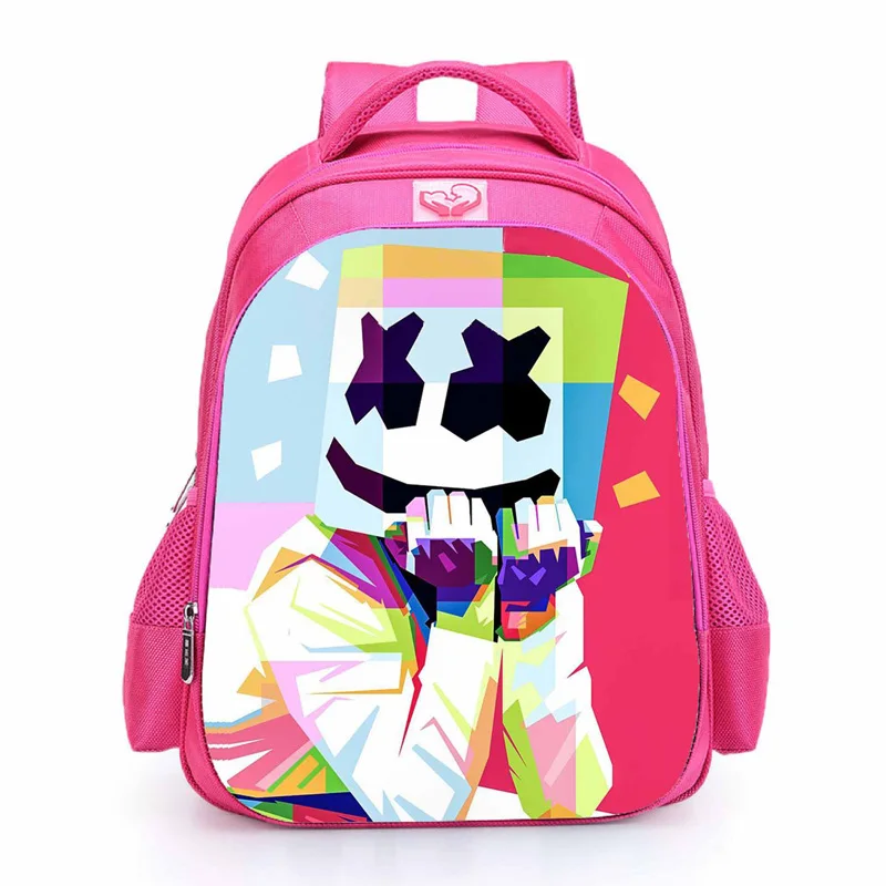 Large (32x17x42cm) Marshmello школьные рюкзаки для девочек детский школьный рюкзак молодежная сумка для школьницы рюкзак школьный Зефир сумка - Цвет: Large (32x17x42cm)