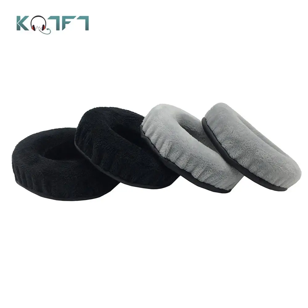 

KQTFT 1 Pair of Velvet Replacement Ear Pads for Panasonic Tecnicas RP DJS400 DJS500 DJS600 EarPads Earmuff Cover Cushion Cups
