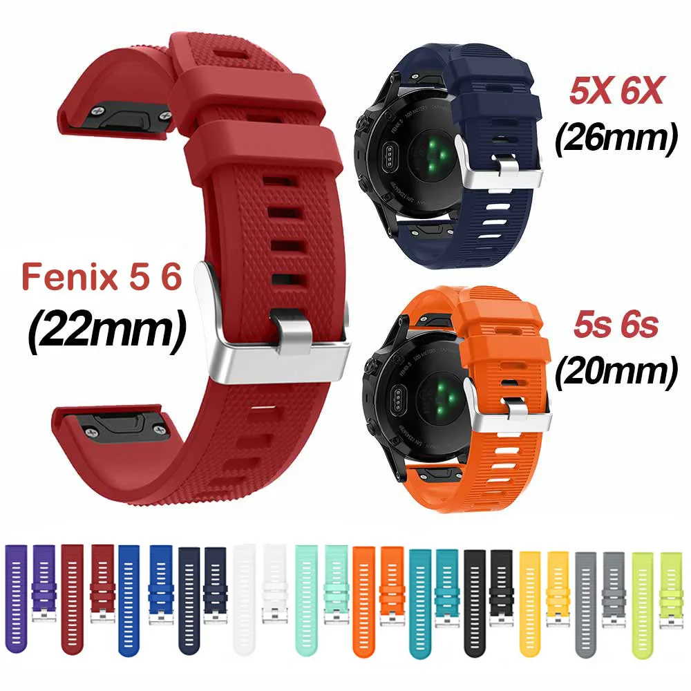 

Watchband for Garmin Fenix 6 6S 6X Pro 5X 5 5S Plus 3HR Forerunner 935 945 Watch Strap Quick Release Easy fit Wrist Band Correa