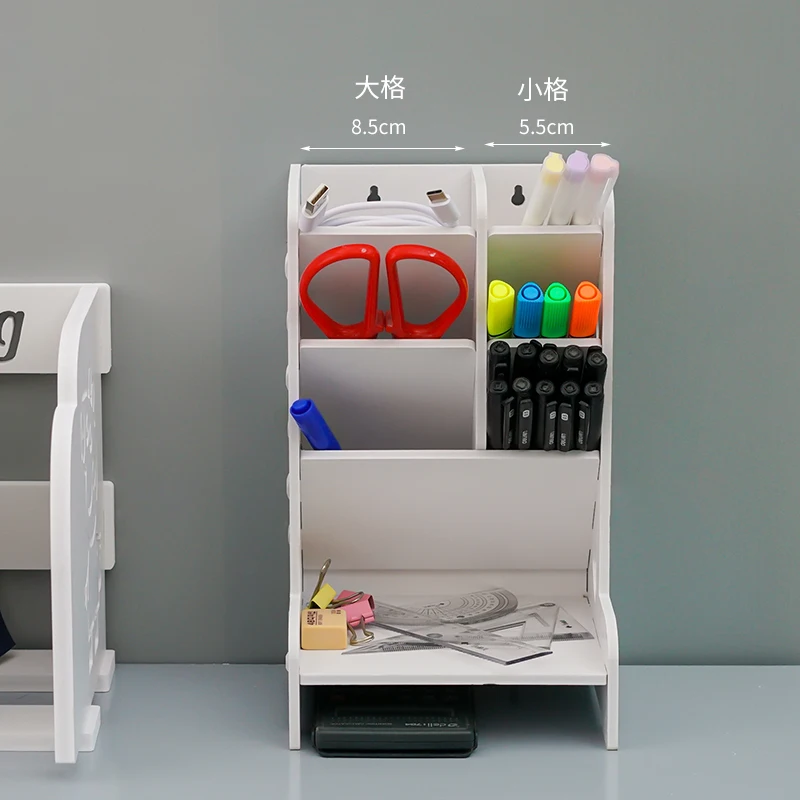 Контейнер для ручек коробка хранения студенческий офисный Настольный