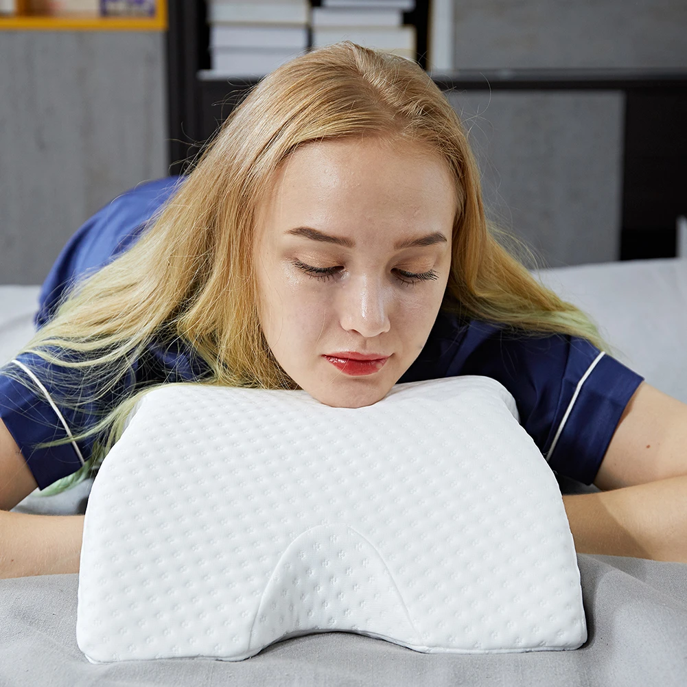 Memory Foam постельные принадлежности защитная подушка для шеи медленный отскок многофункциональная память анти-давление подушка для рук здоровье шеи пара подушка