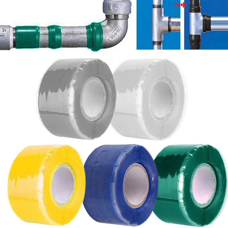 

Waterproof Tape Leakproof Seal Patch Repair Rubber Adhesive Tape Stop Leaks Seal Patch Bond Seal Repair Stop Leak Adhesive Tapes