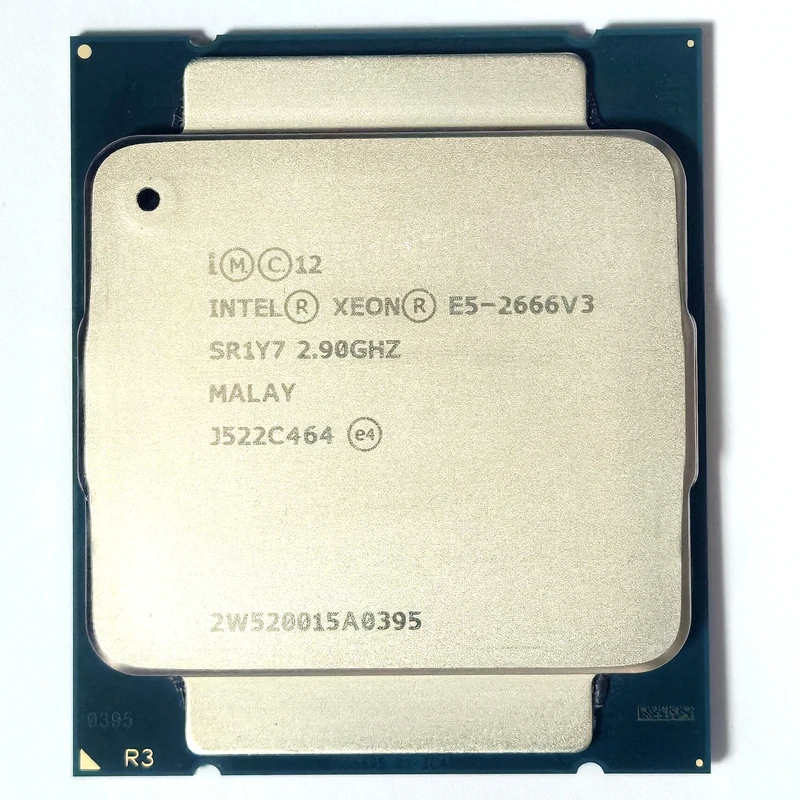 Процессор Intel Xeon E5 2666 V3 SR1Y7 2 9 ГГц 10 ядер 135 Вт Разъем LGA 2011-3 ЦПУ 2666V3 | Компьютеры и