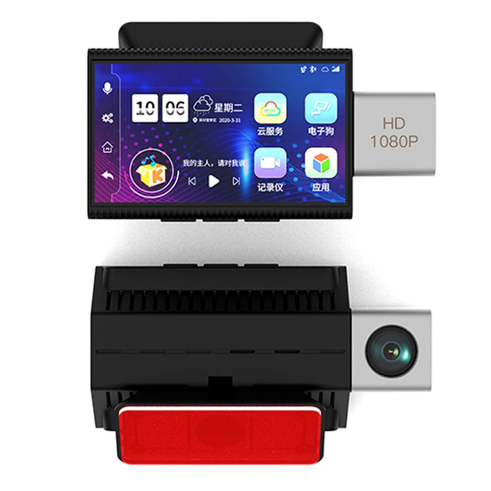Автомобильный видеорегистратор 3 дюйма Android 8 1 HD 1080P 4G Wi Fi DVR камера с GPS навигацией