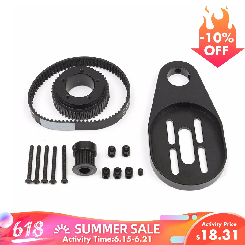 Детали сделай сам шкив + комплект привода для крепления двигателя колеса 72 мм/70 мм