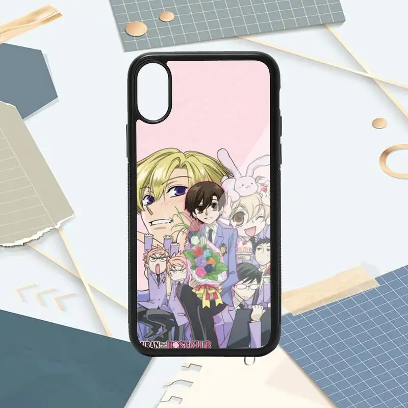 

Ouran High School Host Club luxury design cover Phone Case PC for iPhone 11 12 pro XS MAX 8 7 6 6S Plus X 5S SE 2020 XR