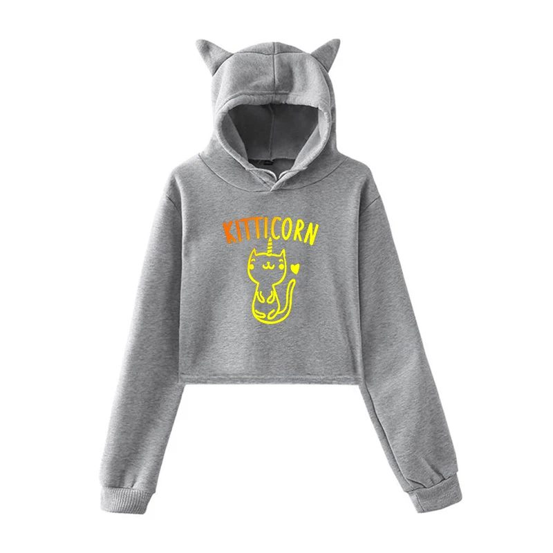 Толстовка в стиле Харадзюку; забавные толстовки с единорогом; Bluza damsk; Женский пуловер; Одежда для девочек-подростков; Осенняя теплая уличная одежда - Цвет: 6