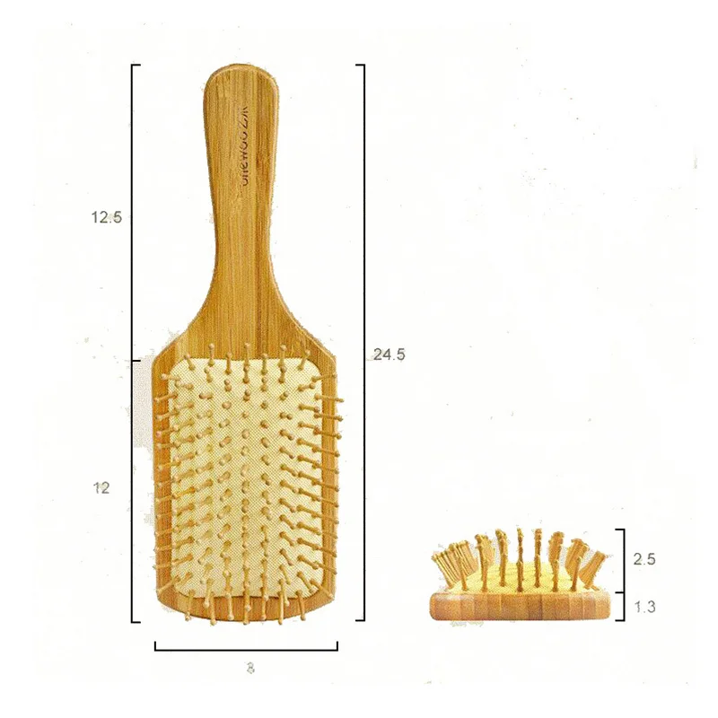 

Airbag comb head massage bamboo comb smooth hair anti-static handle hairdressing wooden comb hair care styling tool