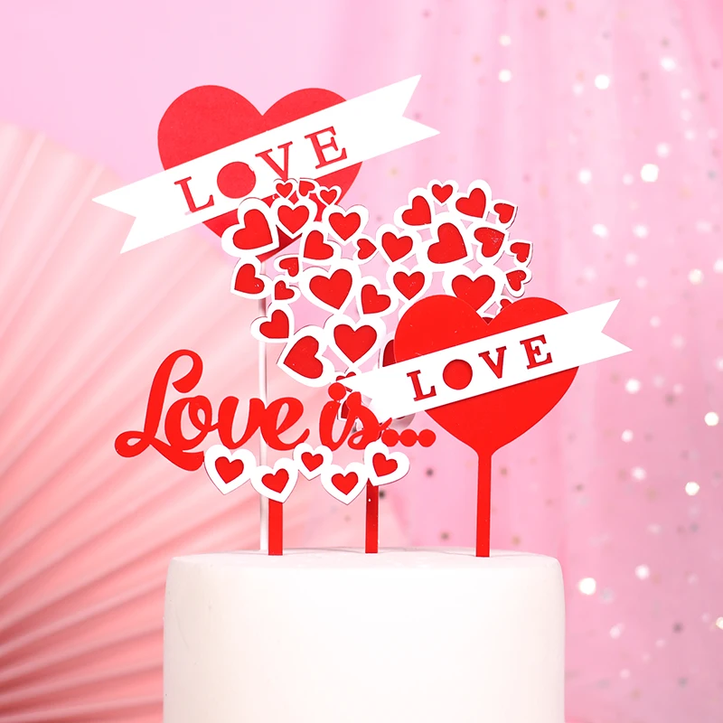 1 шт. топпер для торта Cakelove золотистого цвета акрила|Товары украшения тортов| |