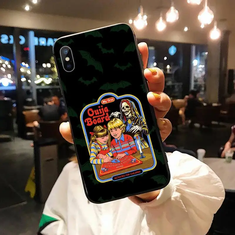

Funny Halloween Satan Vintage Let's Summon Demons Phone Case for iPhone 11 12 pro XS MAX 8 7 6 6S Plus X 5S SE 2020 XR